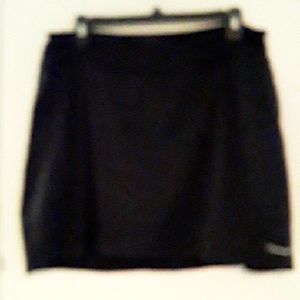 Black knit tennis skirt/skort. NWOT